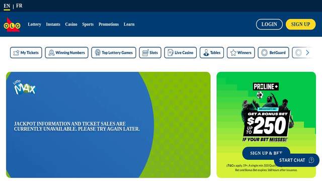 PlayOLG casino screenshot